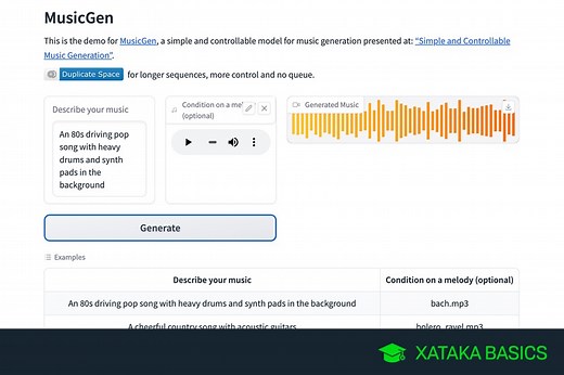 MusicGen: qué es, cómo funciona y cómo usar este creador de música a partir de texto por inteligencia artificial