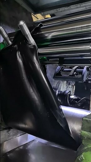 rubber mixing mill / two-roll open mill working process with PLC system & stock blender