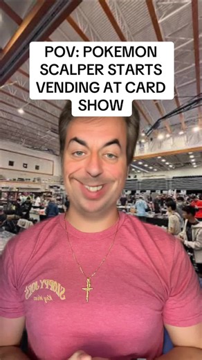 POV: POKEMON SCALPER STARTS VENDING AT CARD SHOW #pokemoncards #pokemontcg #scalper #scalpy #pokemon30thanniversary