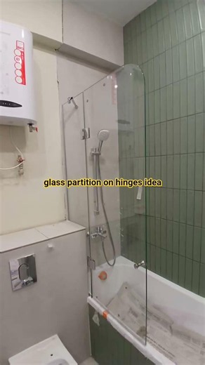 Glass shower installation.Custom shower enclosure.Before and after.#