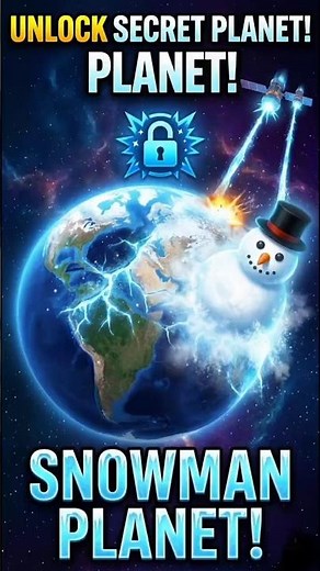 Unlock the SNOWMAN ☃️ planet in Solar smash |Solar smash guide
