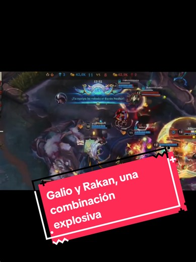 Cuando Galio y Rakan vuelan por los cielos pueden pasar dos cosas, o te explotan o se van explotados 🔥🪽🧨 #esports #wildrift #leagueofflegends #fyppppppppppppppppppppppp #parati