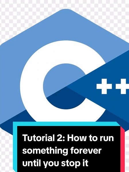 This is how you use while (true) in C #cplusplus #coding #tutorial #viral #fyp