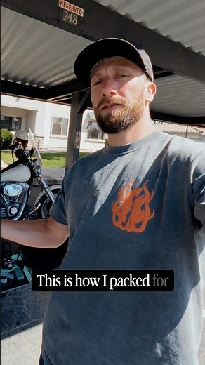 Did you bring too much? Road Trip Packing 101! #roadtrip #mototravel #motorcycletouring