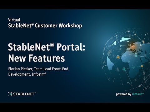 StableNet® Customer Workshop - StableNet® Portal: New Features