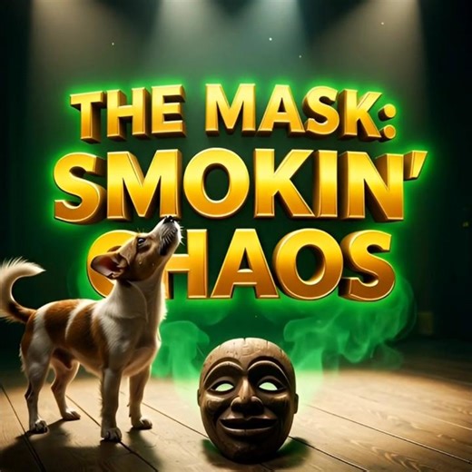 THE MASK: SMOKIN’ CHAOS 🎭🔥 #TheMask #ComedyShorts #ActionComedy