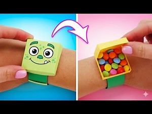 🍬 Como esconder doces na escola || Ideias incríveis || Truques fáceis e divertidos! 😄