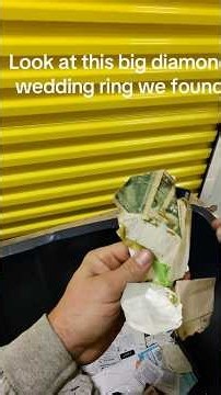 Check out this diamond ring we found in a storage unit #auction #money #hustle ￼