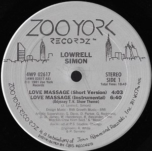 Lowrell Simon - Love Massage