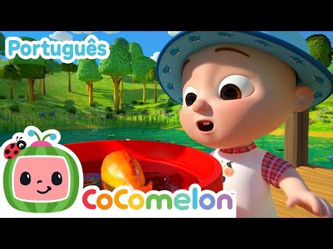 Eu Peguei um Peixe Vivo! 🐠 CoComelon em Português 🍉 Músicas da Turminha