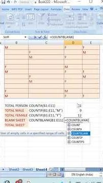 use counts formula in excel#excel #exceltips #pythonanddjangofullstackwebdeveloper