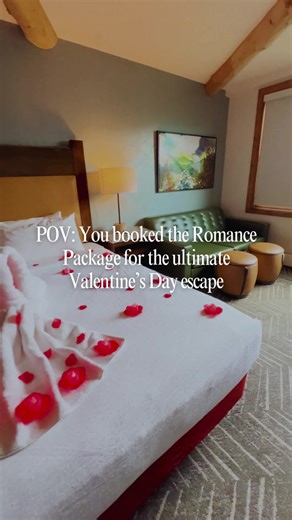 Fall in love all over again in Breckenridge ❤️Surprise your sweetheart with the ultimate romantic escape: chocolate-covered strawberries, chilled champagne, and dreamy room décor that sets the mood from the moment you arrive. Enjoy a slow, cozy morning together thanks to a noon check-out and take home the sweetest mementos: a cuddly stuffed bear and a chocolate rose 🍫🐻💐 This is more than a getaway. It’s your love story… in the mountains. Tap the link in bio to book your romance package today!