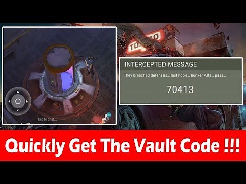 How To Quickly Get The Alfa Bunker Vault Code In Last Day On Earth!