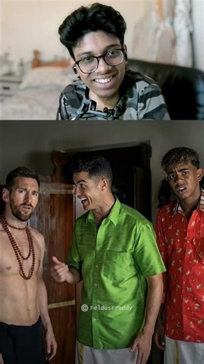 RONALDO & MESSI IN KALYANARAMAN 😂 #shorts #comedy #malayalam