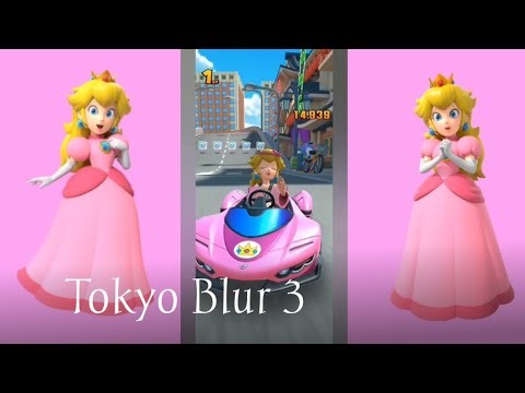 Mario Kart Tour - Peach (Happi) in Tokyo Blur 3