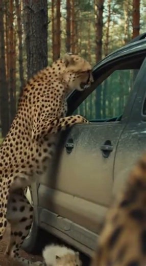 Saving a Baby Cheetah from Hyenas – A Real Animal Rescue 🐆💚