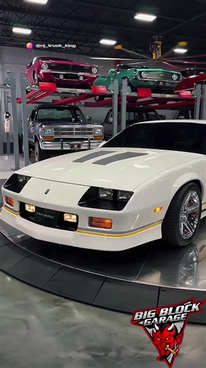 The 1989 Chevy Camaro IROC-Z was the final full year of a street legend, blending sharp third-gen styling with a 5.7L Tuned Port Injection V8 and race-bred suspension. With its aggressive stance, ground effects, and unmistakable IROC badging, it embodied late ’80s performance cool straight from the showroom to the strip. #bigblockgarage #chevrolet #chevroletcamaro #musclecar #automotive