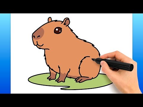 How To Draw A Capybara (Easy Drawing Tutorial)