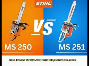 Stihl chainsaw comparison:MS 250 vs.MS 251- What's the difference? #stihlchainsaw #stihl #stihlms