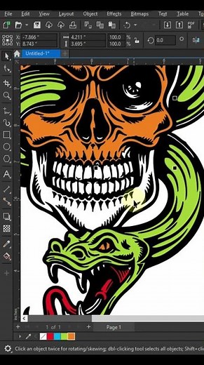 Coreldraw Auto Tracing Technique