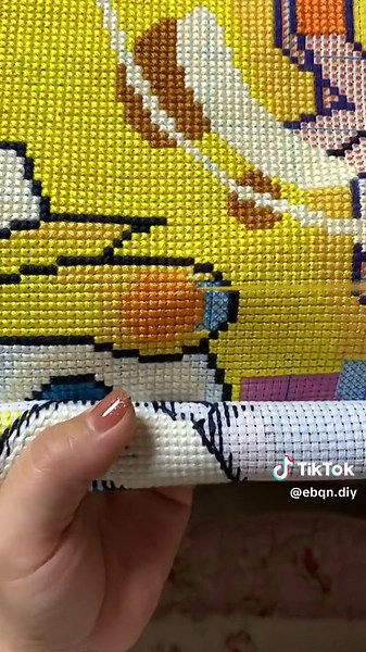 SpongeBob SquarePants Cross Stitch Tutorial