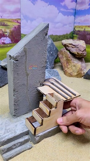 Mini Modern Luxury Villa 🏡 | Satisfying Mini Build (Part 2) #miniature #house #shorts