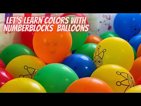 Numberblocks - Learn Colors For Children - Numberblocks Balloons