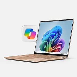 Microsoft Surface Laptop (2024), Windows 11 Copilot+ PC, 13.8" Touchscreen Display, Snapdragon X Elite (12 core), 16GB RAM, 512GB SSD Storage, Dune