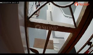 Young man caught on CCTV stealing shoes in Punggol. https://tinyurl.com/5fxakcp4 | Stomp