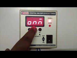 RMG DIGITAL ON/OFF/CYCLIC TIMER (DNFCT) - ENGLISH