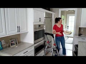 Hailo Adjustable Ladder w/ Safety Bar XL Platform on QVC