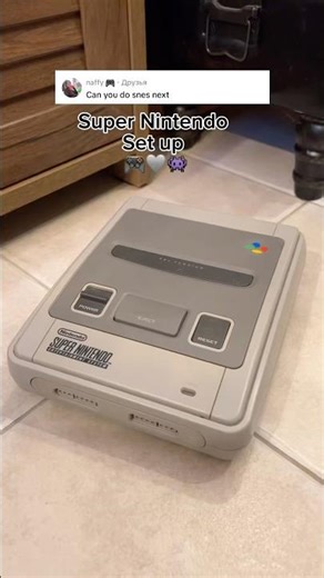 Super Nintendo set up 👾 #nintendo #snes #retrogaming #asmr #nostalgia