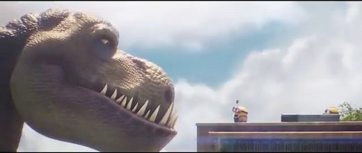 Exclusive Video: The Worlds of 'Jurassic Park Dominion' And 'Minions: The Rise Of Gru' Collide
