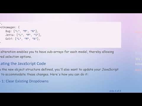 Expanding Object to Create Nested Conditional Dropdowns in JavaScript