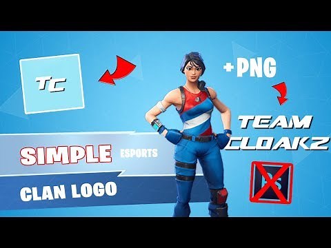 How To Make Your Own Fortnite Clan Logo + PNG! *No Photoshop* (Pixlr)