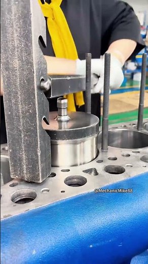 Heavy-Duty Engine Assembly Line in Action