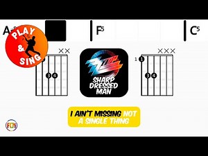 ZZ TOP - Sharp Dressed Man | Scrolling Guitar Chords & Lyrics