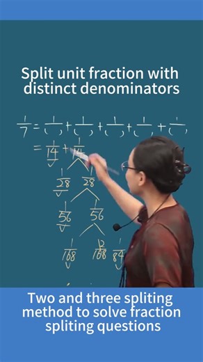 Two and three splitting method to solve fraction splitting questions #education #thinking #math #maths #mathematics #calculation #pattern | Test And Tutor