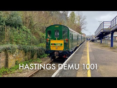 Hastings DEMU 1001 thrashes to Exeter with the Cogload Climber - 2024
