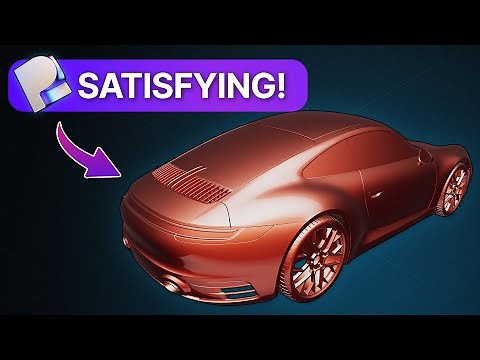 Car Modeling in Plasticity | Blending Surfaces