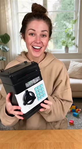 Automatic Money Sorting & Counting Features an electronic sensor and motorized mechanism that automatically pulls in coins and bills when inserted, sorting and storing them securely. Includes a digital LCD counter (on some models) that tracks the total amount saved in real time, making it easy to monitor your progress. Sleek & Modern Home Decor Designed with a contemporary aesthetic (often in metallic, black, or transparent finishes) that blends seamlessly with living room, bedroom, or office de