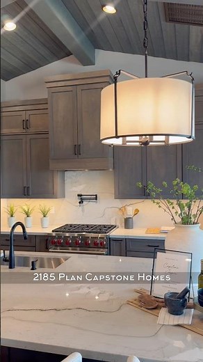 Ummm Yes Please! Stunning Luxury Kitchen & Dining Room | Capstone Homes 2185 Plan