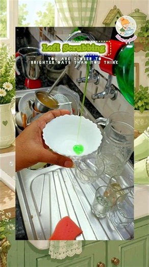 No talking🤐Lofi Dishwashing🫧🧼|Scrubbing Sounds, handwashing dishes#shorts#cleaning #kitchen