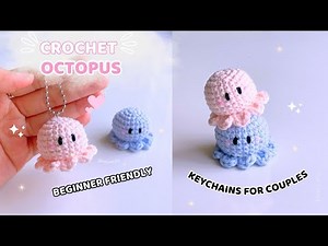 How to crochet an octopus for couples 🐙 Beginner friendly 🐙 Crochet valentine's gift | Mova DIY