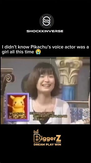 Shockkinverse on Instagram: "Many people are surprised to learn that Pikachu, the iconic Pokémon known for its cute “Pika Pika,” is actually voiced by a woman. The voice behind Pikachu is Ikue Ōtani, a talented Japanese voice actress who has been bringing the character to life since the beginning of the Pokémon series. Her high-pitched, energetic voice perfectly captures Pikachu’s playful and emotional personality, making it one of the most recognizable sounds in pop culture. It’s fascinating ho