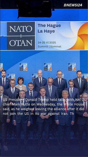 Trump meets NATO’s Rutte as US weighs exit over Iran war