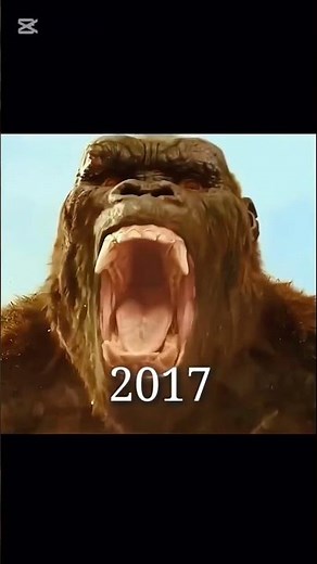 Evolution of King Kong (1933 - 2024) 🦍🔥 #shorts