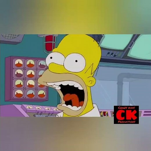 Homer screaming