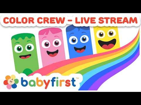 Color Crew | Toddler Learning Video | Learn All Colors | Full Episodes | Songs & Fun Learning
