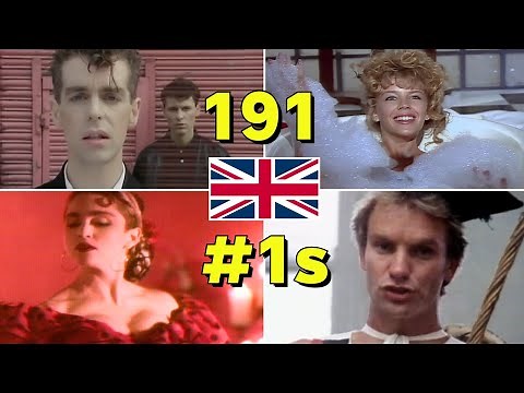 Every 1980s UK Chart Number 1 Song! (1980-1989)